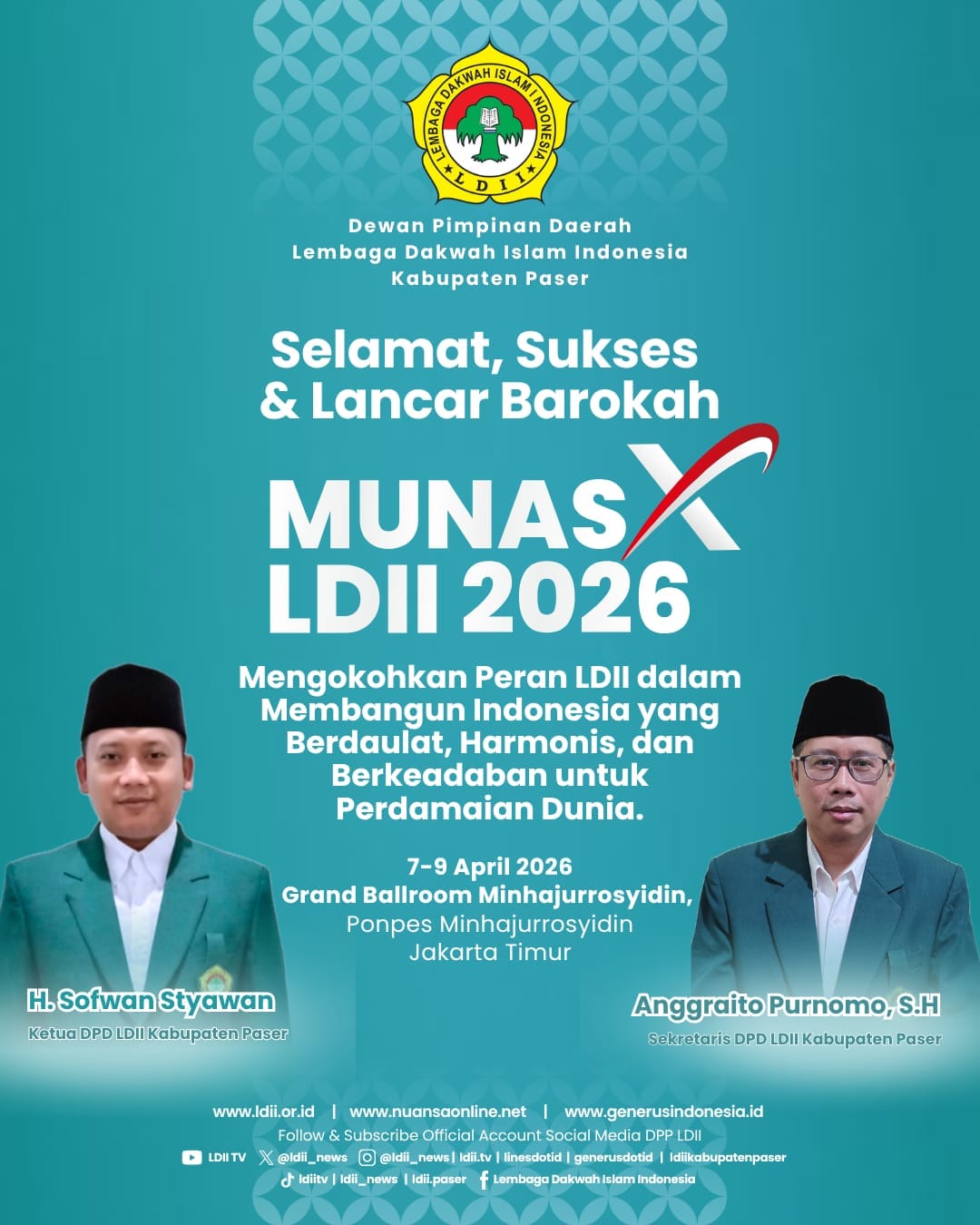 Ucapan MUNAS LDII April 2026