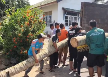 Dokumentasi PC LDII Tanah Grogot dan Kuaro Gelar Kerja Bakti, Siapkan Pembangunan Aula dan Buka Akses Jalan