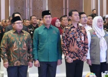 gambar DPP LDII menghadiri acara rapimnas senkom mitra polri