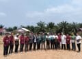 DPW LDII Kaltim Dampingi Penentuan Arah Kiblat musala Riyadul Jannah di Paser