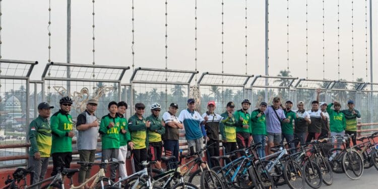 Gowes Bersama LDII Tanah Grogot, DPD LDII Paser, dan DPW LDII Kaltim